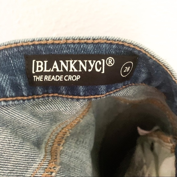 Blank NYC The Reade Skinny Crop Jeans - Picture 6 of 11